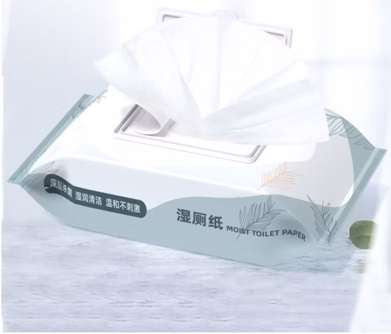 Adult Flushable Clean Cotton Paperwet Wipes for Toilet